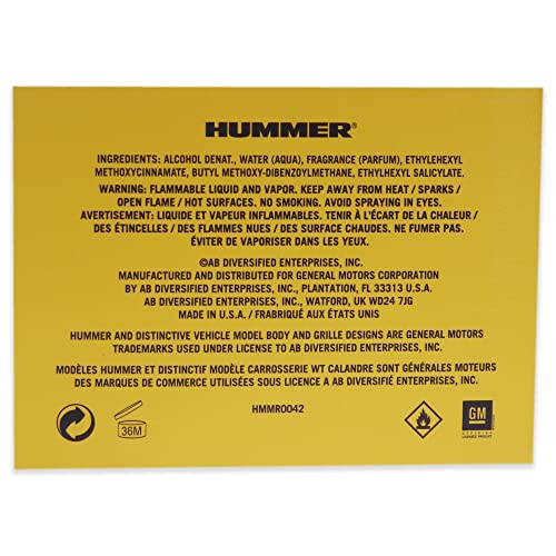 Hummer For Men. Eau De Toilette Spray 4.2 Ounces Beauty & Personal Care Hummer