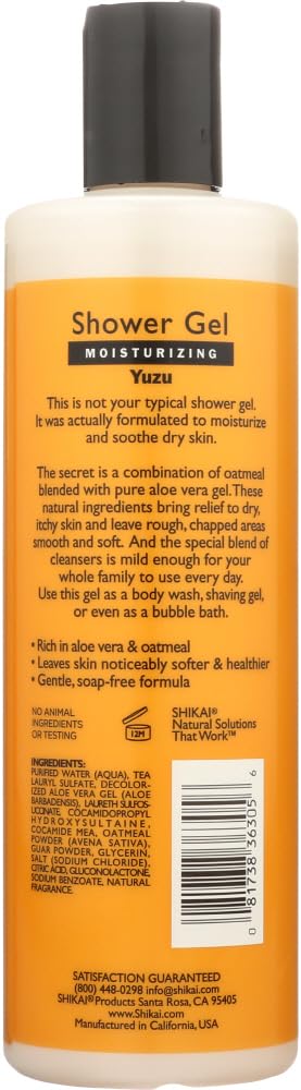 Shikai - Moisturizing Shower Gel Yuzu - 12 oz. by ShiKai Beauty & Personal Care SHIKAI PRODUCTS
