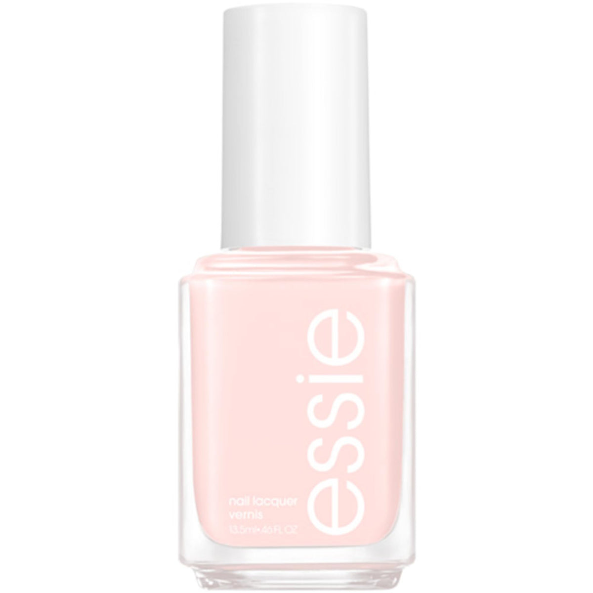 essie Salon-Quality Nail Polish, 8-Free Vegan, Sheer Pale Pink, Ballet Slippers, 0.46 fl oz