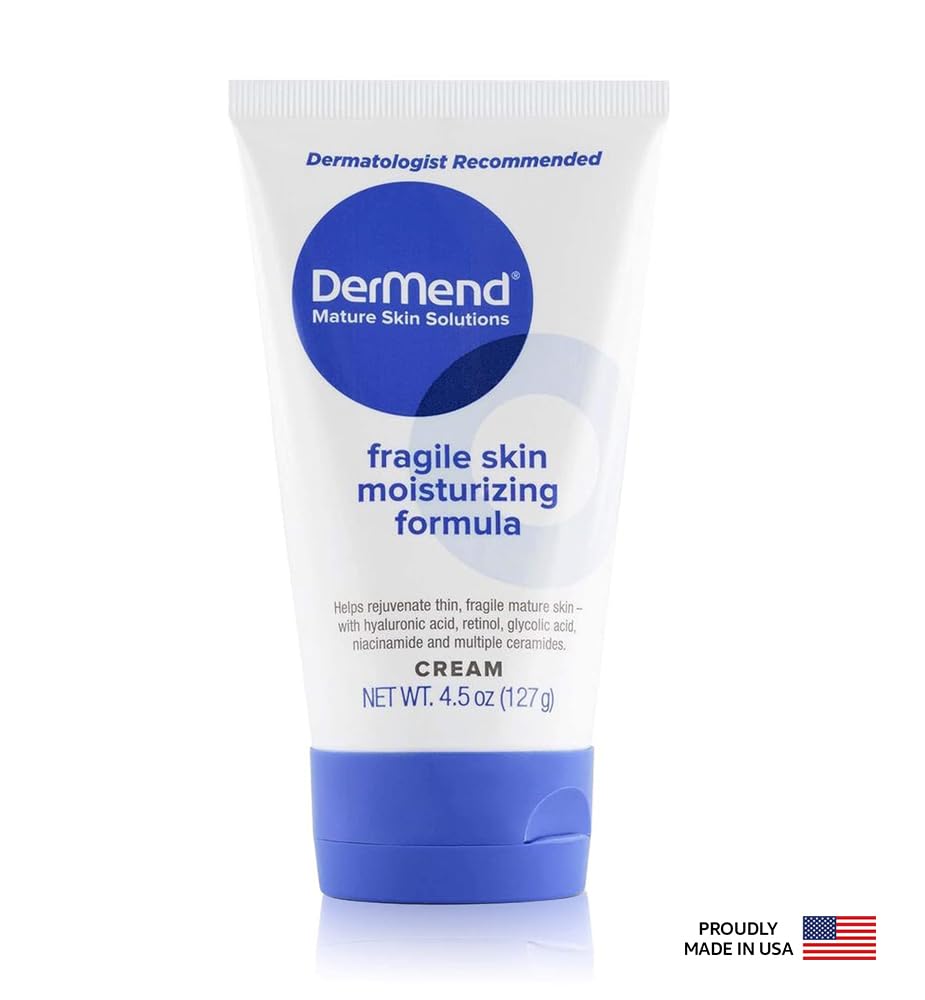 Dermend Specialized Fragile Skin Moisturizing Cream: Formula to Restore & Rejuvenate - Daily Anti Wrinkle Cream for Firming & Strengthening Thin Beauty & Personal Care Dermend
