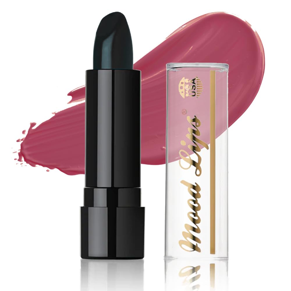 Mood Lips Color Changing Lipstick | Long Lasting Lip Stain Effect | 12 Hour Wear | Magic pH Tint | Aloe Vera Hydrating & Moisturizing | Made in USA | Beauty & Personal Care Mood Lips