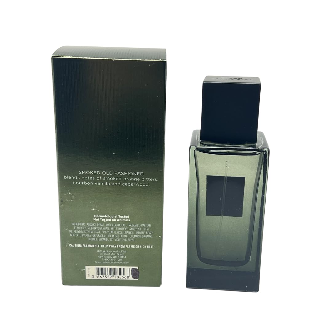 Bath and Body Works Smoked Old Fashioned Men's Fragrance 3.4 Ounces Cologne Spray Beauty & Personal Care Bath & Body Works