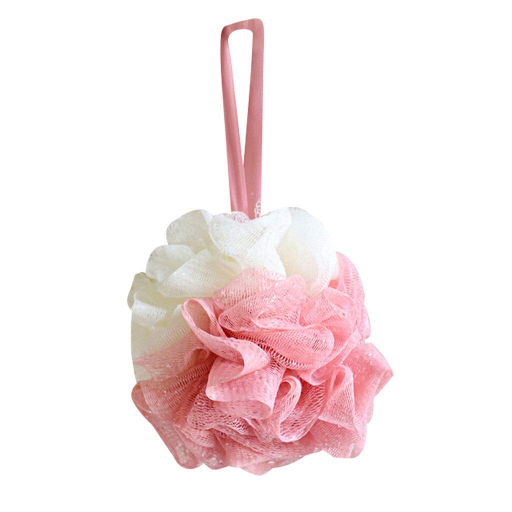 Towel Body Exfoliating Body Brush Towels Body Shower Sponge Loboh Bath Shower Pouf Pouf Mesh Ball Exfoliating Premium Scrubber Exfoliating Wipes Beauty and Personal Care zxb-shop