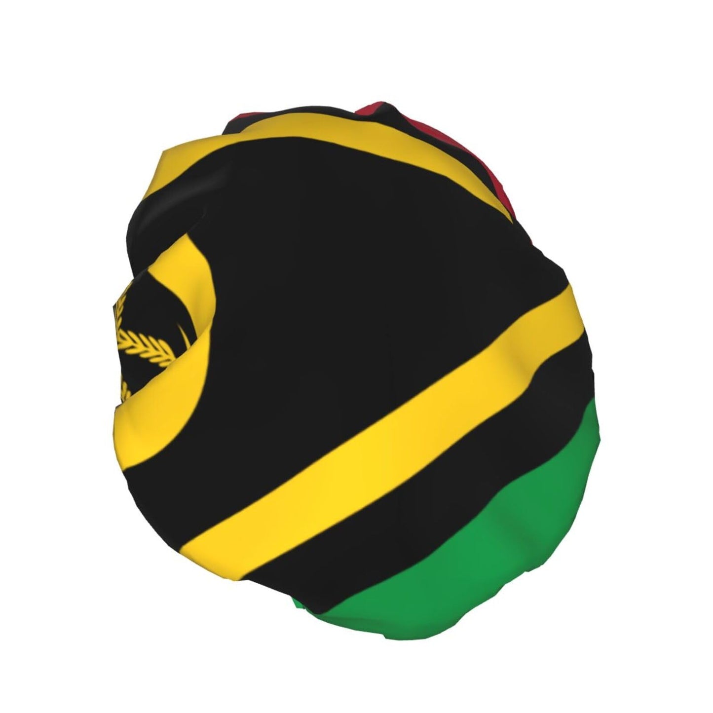 Vanuatu Flag Prints Shower Cap Double Layer Lined Waterproof Bathing Shower Hat Beauty and Personal Care Hayyett