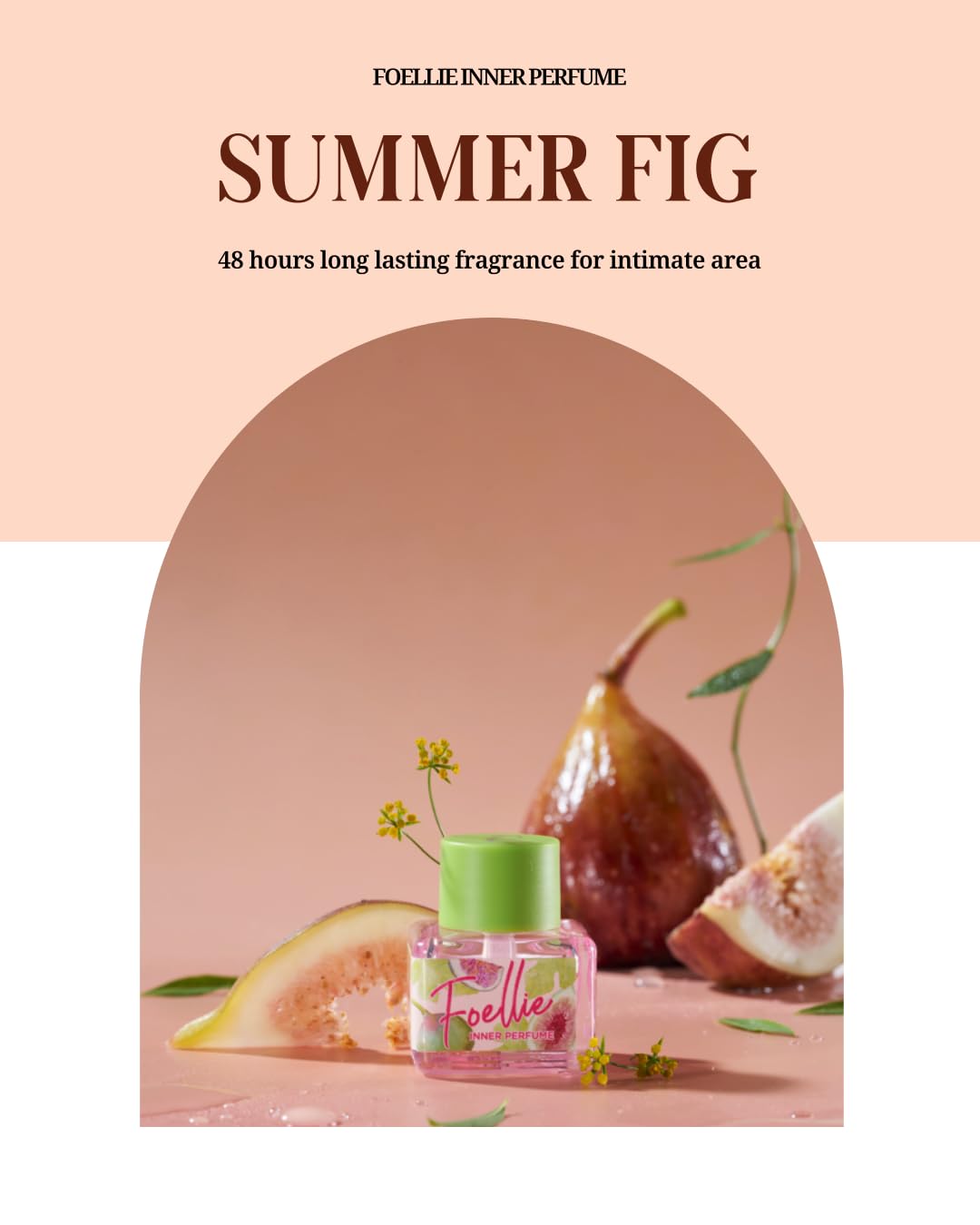 Foellie Inner Perfume Summer Fig (Fresh, Creamy, and Sweet Fig Scents) - Feminine Beauty & Underwear - Fragrance 5ml(0.169 fl.oz) Beauty and Personal Care Foellie