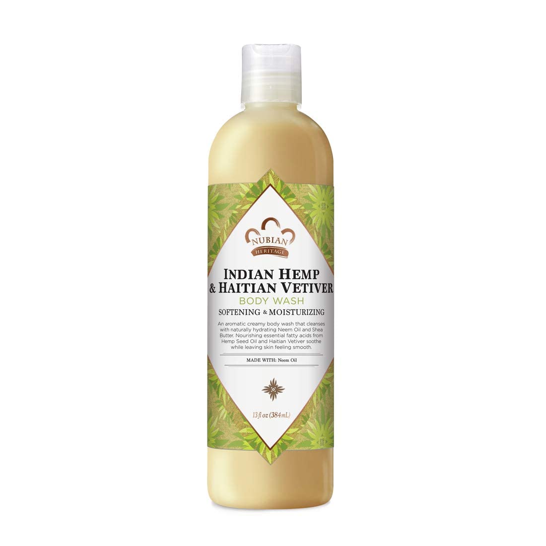 Nubian Heritage Body Wash Indian Hemp & Haitian Vetiver, 13 Fz Beauty & Personal Care Nubian Heritage