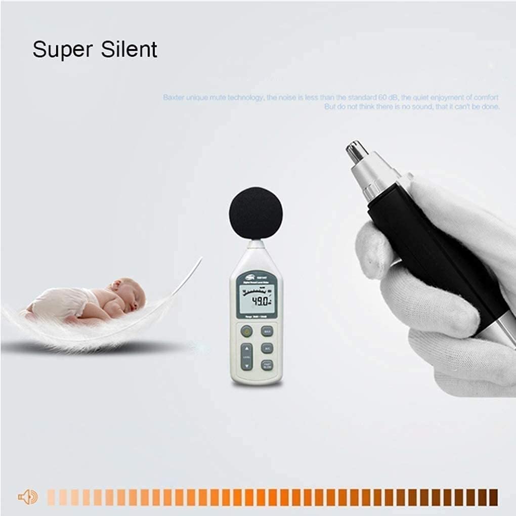 LEONYS Nose Trimmer, Ear Hair Trimmer for Men, Portable Painless Electric Nose Hair Remover, Mens Nose Hair Trimmer, Waterproof, Battery Operated Beauty and Personal Care LEONYS