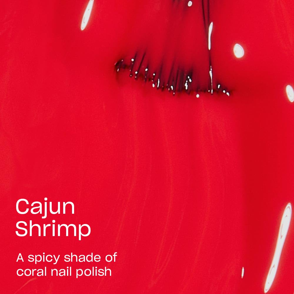 OPI Nail Lacquer Cajun Shrimp | Opaque Bright Orange Crème Chip Resistant Nail Polish | Fast Drying, Streak Free Beauty & Personal Care OPI