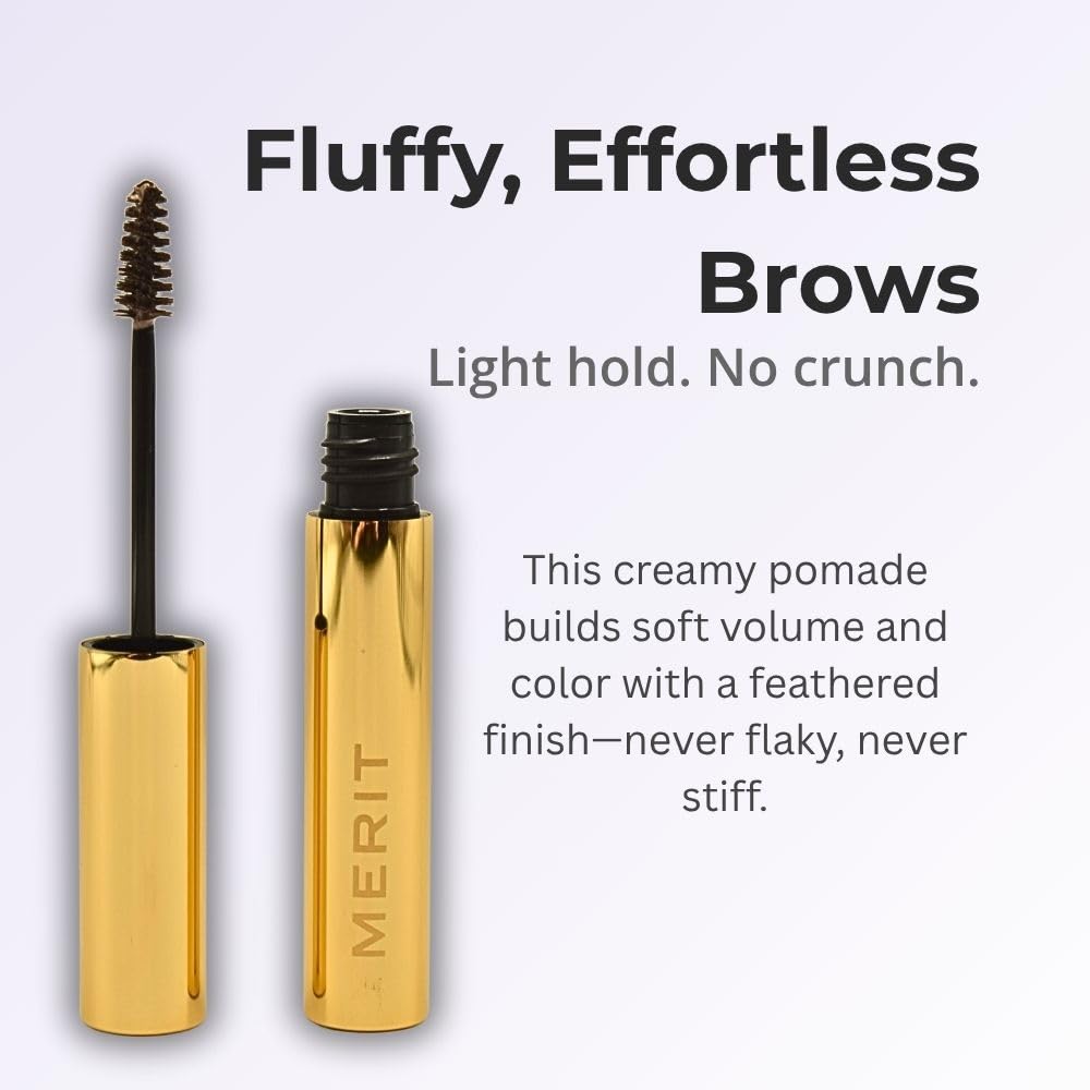 Merit Brow 1980 Volumizing Pomade - Light Brown, Neutral Brown
