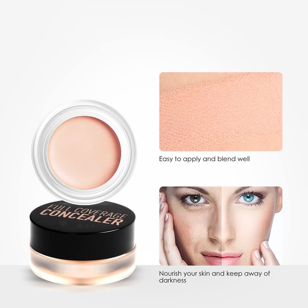 Semme Full Coverage Concealer Dark Circles Creamy Spot Correcting Concealer(#1) Beauty & Personal Care Semme
