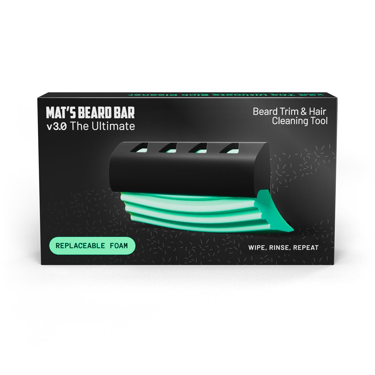 Mat's Beard Bar Ultimate v3.0 - Clean Up Beard Trimmings from Sinks and Countertops After Shaving - Best Gifts For Men Beauty and Personal Care BEARD BAR