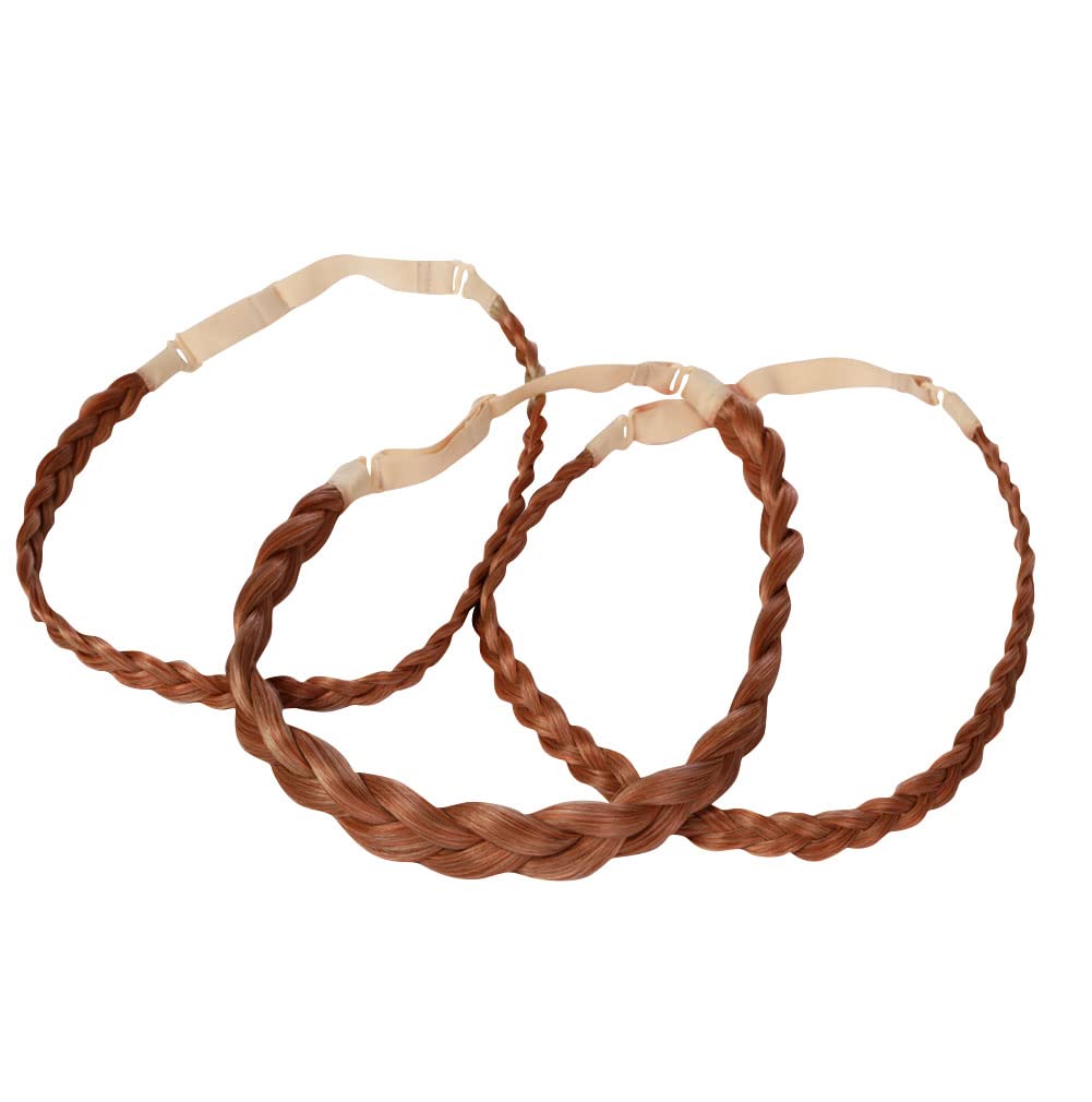 Hairdo Three Piece Braid Band Kit Headband Hair Wrap Around For Bun or Ponytail by Hairuwear, R12/26H Honey Pecan