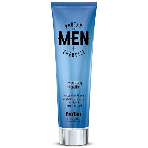 ProTan Men + Energize Invigorating Intensifier with Tattoo Color Shield 9.5oz Beauty & Personal Care Pro Tan