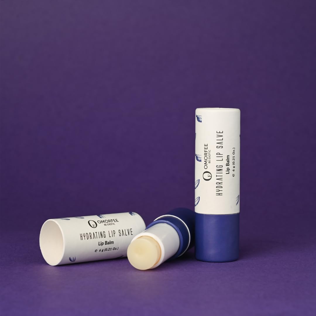 Hydrating Lip Stick by Omorfee for Dry, Chapped Lips - Nourishing Lip Butter for Cracked Lips - Moisturizes & Softens Very Dry Lips - 6g / 0.21 oz Beauty and Personal Care OMORFEE BE EXOTIC OF