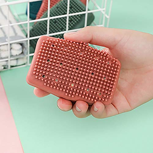 Exfoliating Towel for Body Bath Brush Bathroom Products Silicone Body Brush Bath Belt Scrub Back Brush Belt Wash Clean Bath Exfoliating Cloth Scrubber Beauty and Personal Care zxb-shop