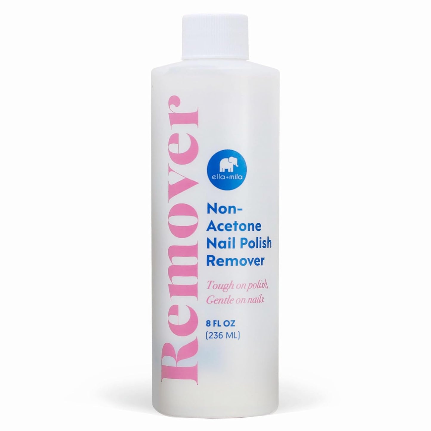 ella+mila Conditioning Nail Polish Remover - Non-Acetone, 8 fl oz Beauty and Personal Care ella+mila