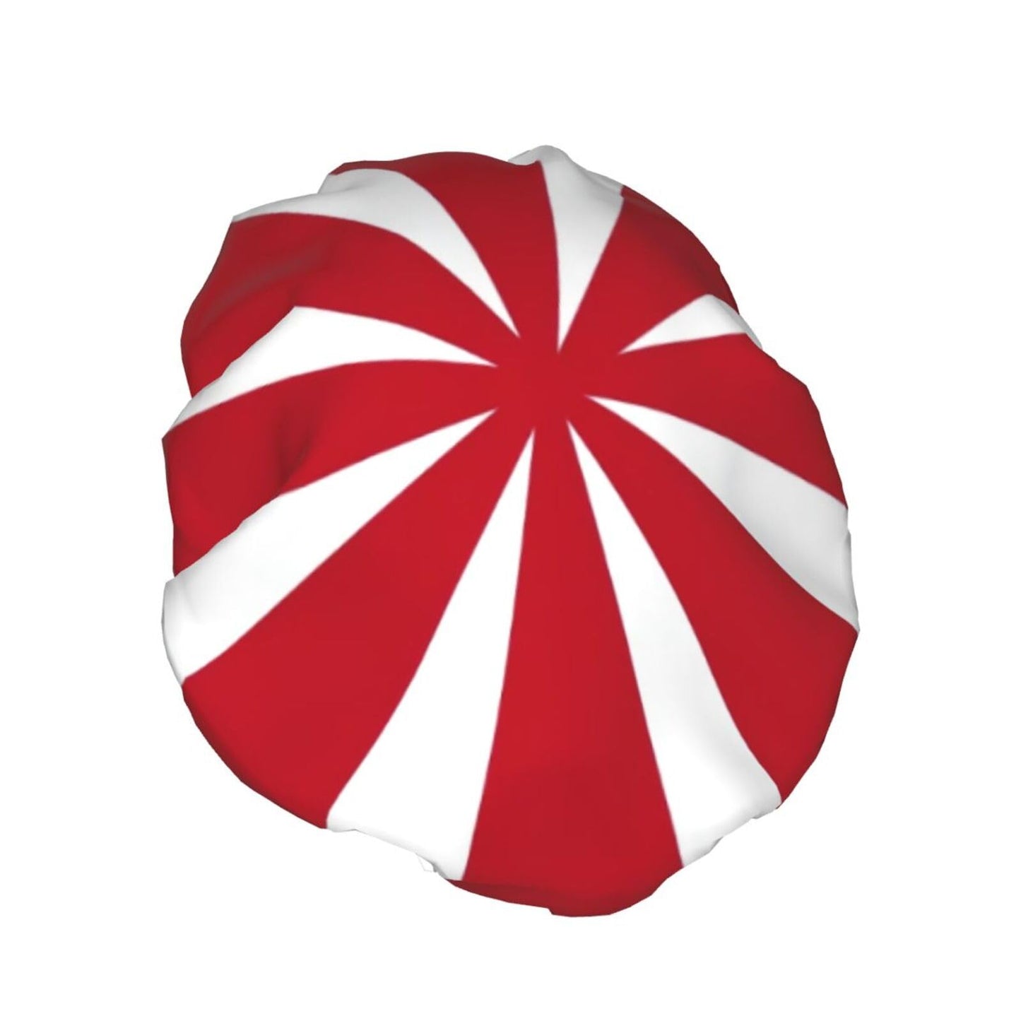 Red White Stripe Shower Cap For Women Adjustable Double Waterproof Layers Bathing Shower Hat Hair Protection Reusable Ladies Spa Salon Shower Hat Beauty and Personal Care Sjilai