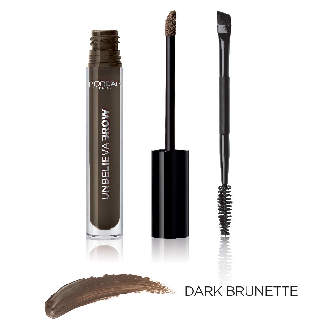 L'Oreal Paris Unbelieva-Brow Longwear Waterproof Tinted Brow Gel, Smudge-resistant, Transfer- Proof, Quick Drying, Easy and quick application