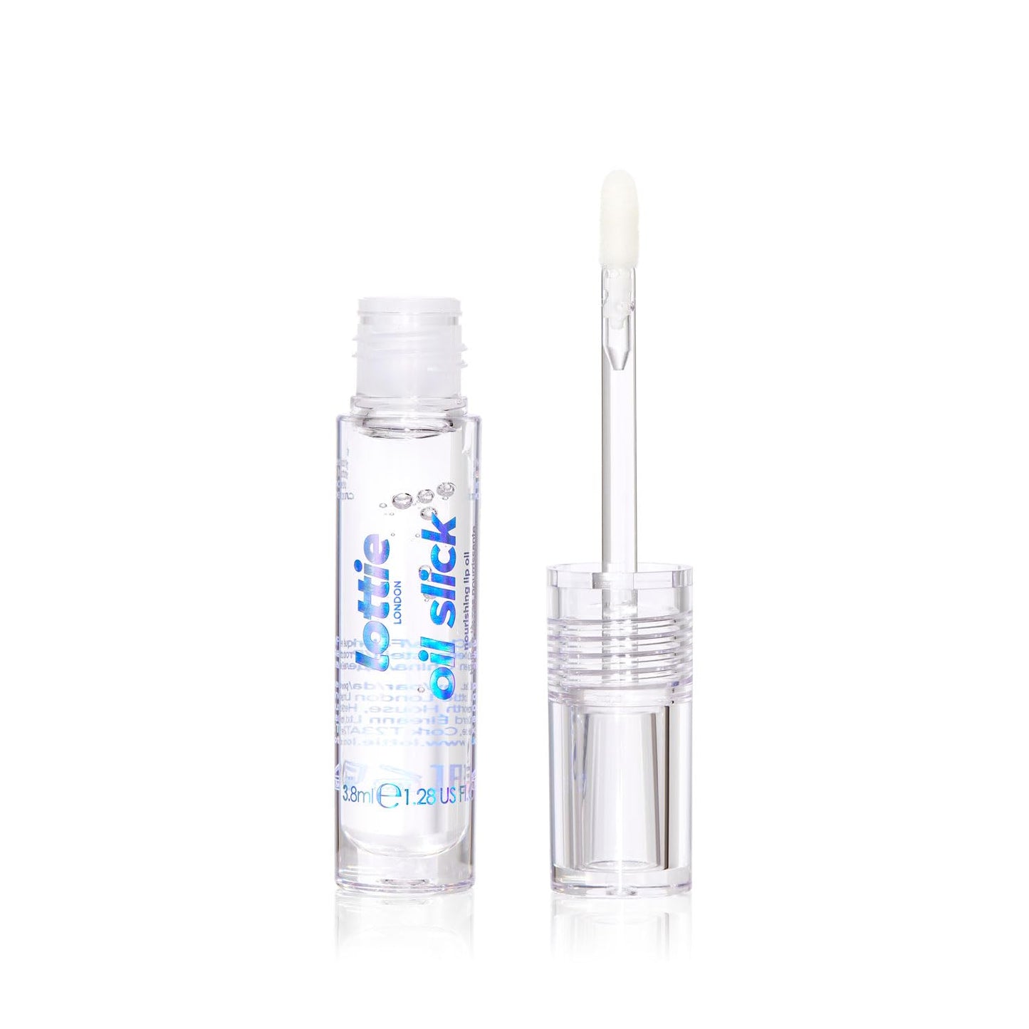 Lottie London Oil Slick in Vanilla Whip, Nourishing & Hydrating Lip Oil Infused with Vitamin E, Vitamin B, Almond Oil and Jojoba Oil, for a Non-sticky Beauty and Personal Care Lottie London