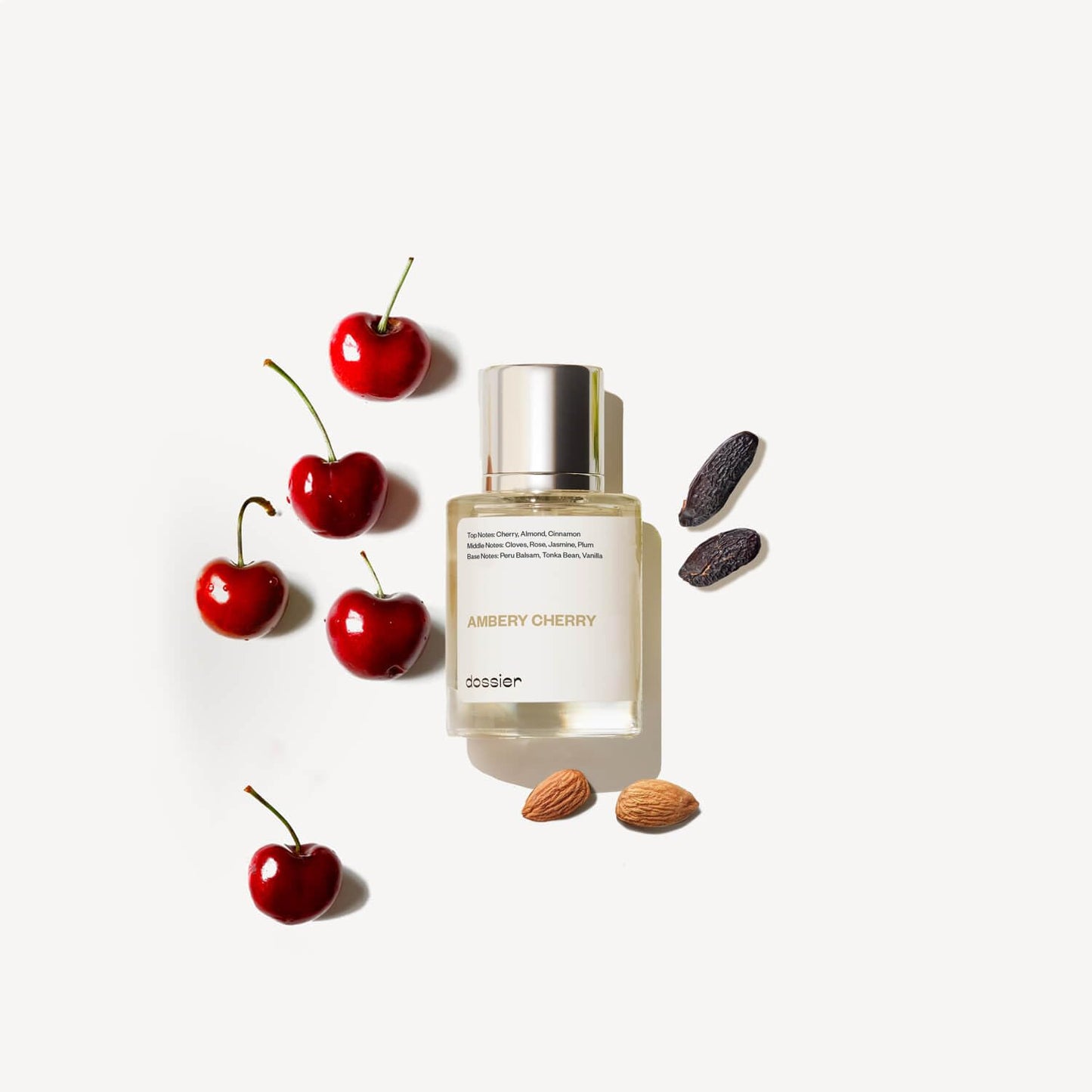 Dossier - Eau de Parfum - Ambery Cherry - Inspired by T.Ford Lost Cherry - Perfume Luxury - Pure Infused - Paraben Free - Vegan - For Women Men Unisex Beauty & Personal Care Dossier