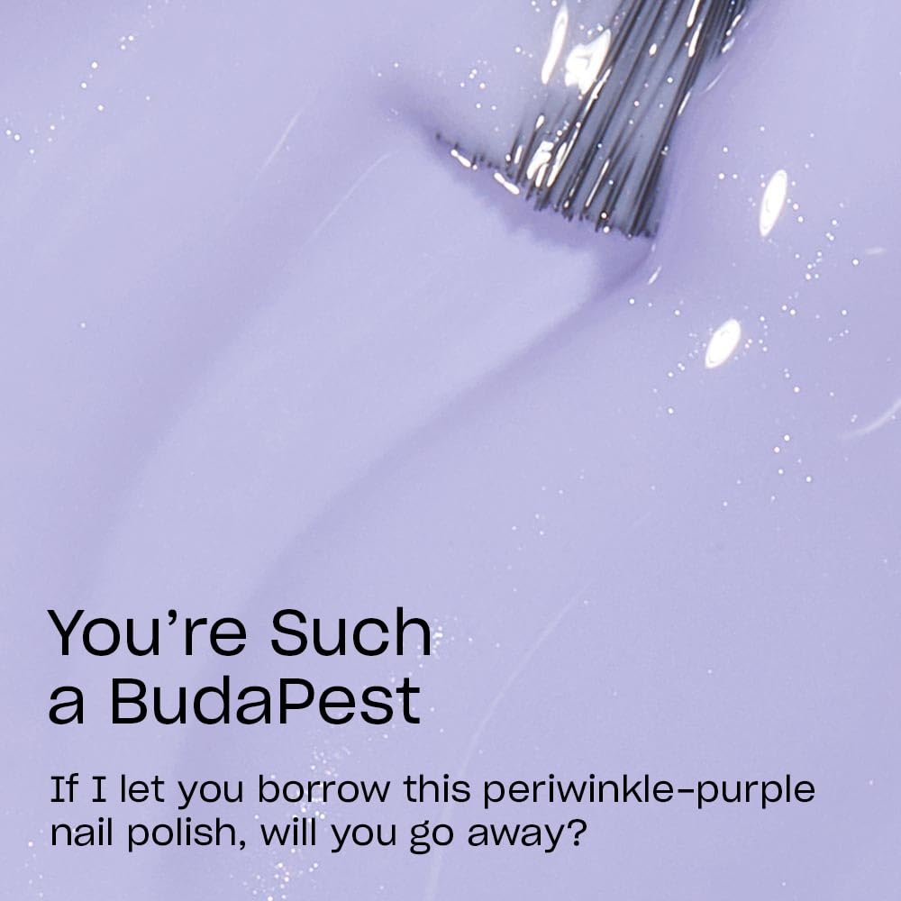OPI Nail Lacquer You’re Such a BudaPest | Opaque Soft Purple Crème Chip Resistant Nail Polish | Fast Drying, Streak Free Beauty & Personal Care OPI