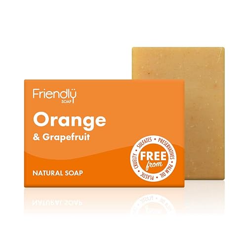 FRIENDLY SOAP Orange Grapefruit Soap Bar, 95 GR Beauty & Personal Care Friendly Soap