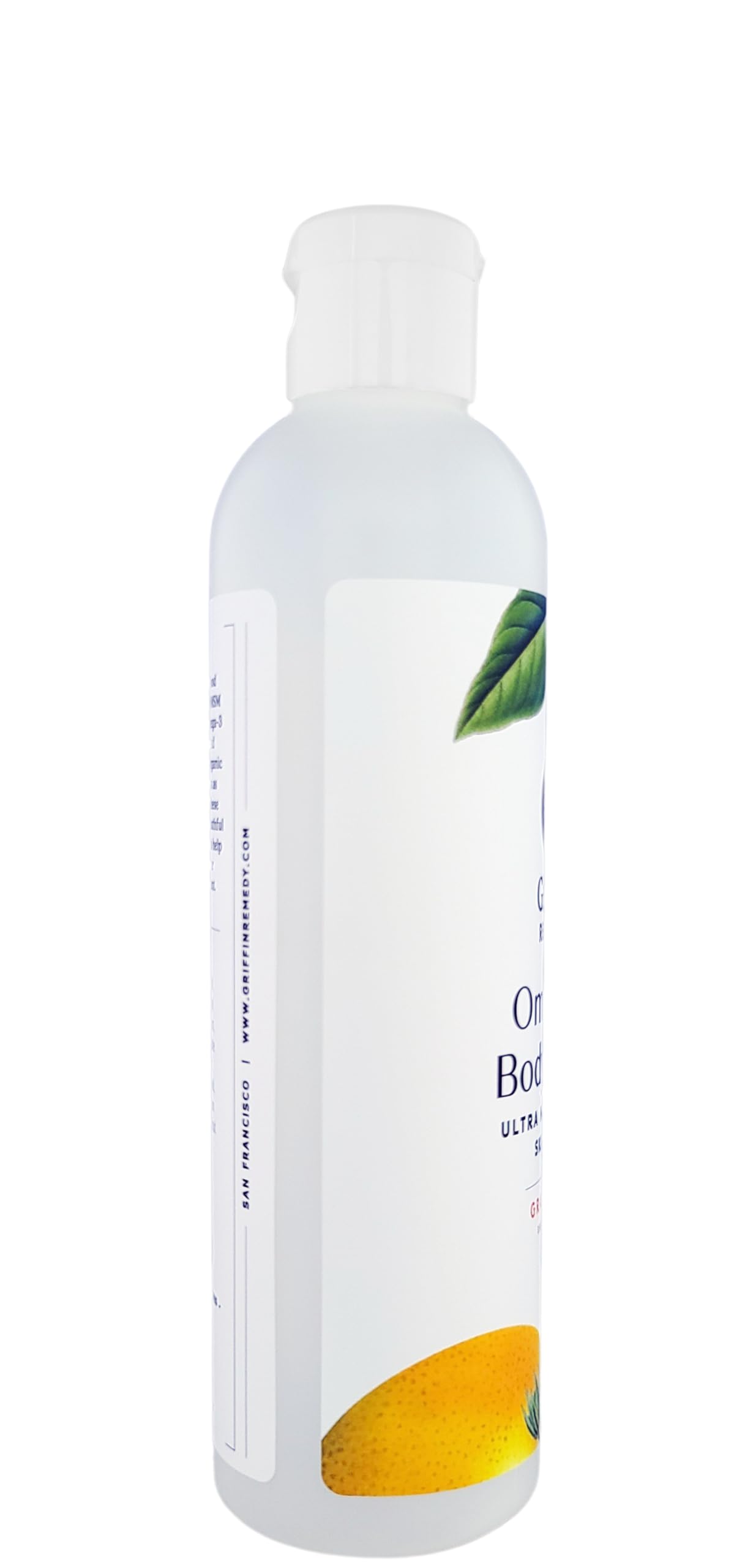 Griffin Remedy Omega - 3 Body Wash - Grapefruit Essential Oils and Organic MSM, Creamy, Moisturizing, All-Natural, Paraben-Free, Sulfate-Free 8 fl oz Beauty & Personal Care Griffin Remedy