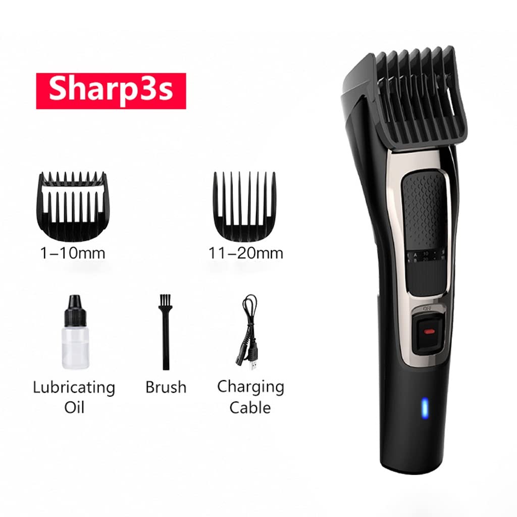 YMGSCC Electric Hair Clipper for Men Rechargeable Professional Trimmer Cutting Machine Adult(Black) Beauty and Personal Care YMGSCC