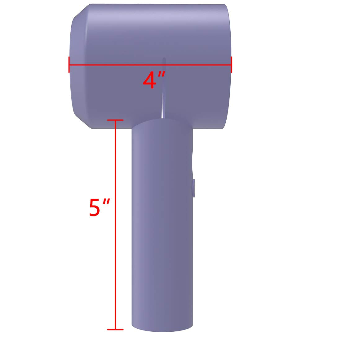 Linkidea Silicone Protective Case Compatible with Dyson Supersonic Hair Dryer HD01/HD03 Only, Head and Handle Cover Set, Purple