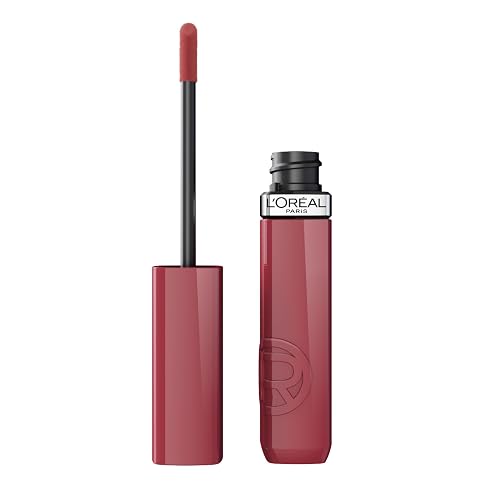 L'Oreal Paris Infallible Lacque Resistance Liquid Lipstick, 16HR Long Lasting Lip Makeup with Lacquer-Like Shine and Zero Transfer, 220, Paris Sunset Beauty & Personal Care L'Oreal Paris