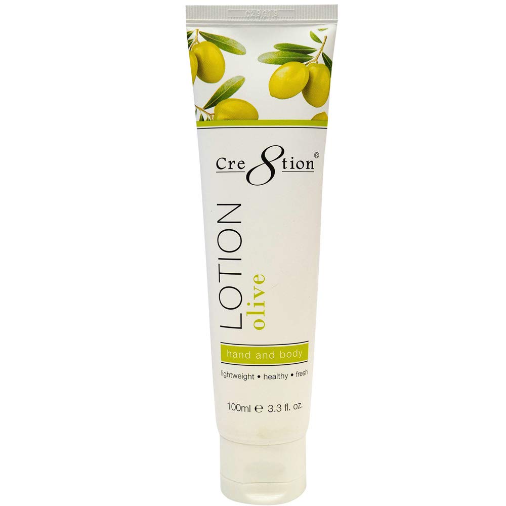 Cre8tion Spa Hand & Body Lotion Nourishing Skin Lotion Moisturizer From Dryness and Flaking 100 ml/fl. 3.3 oz (Olive) Beauty & Personal Care Cre8tion