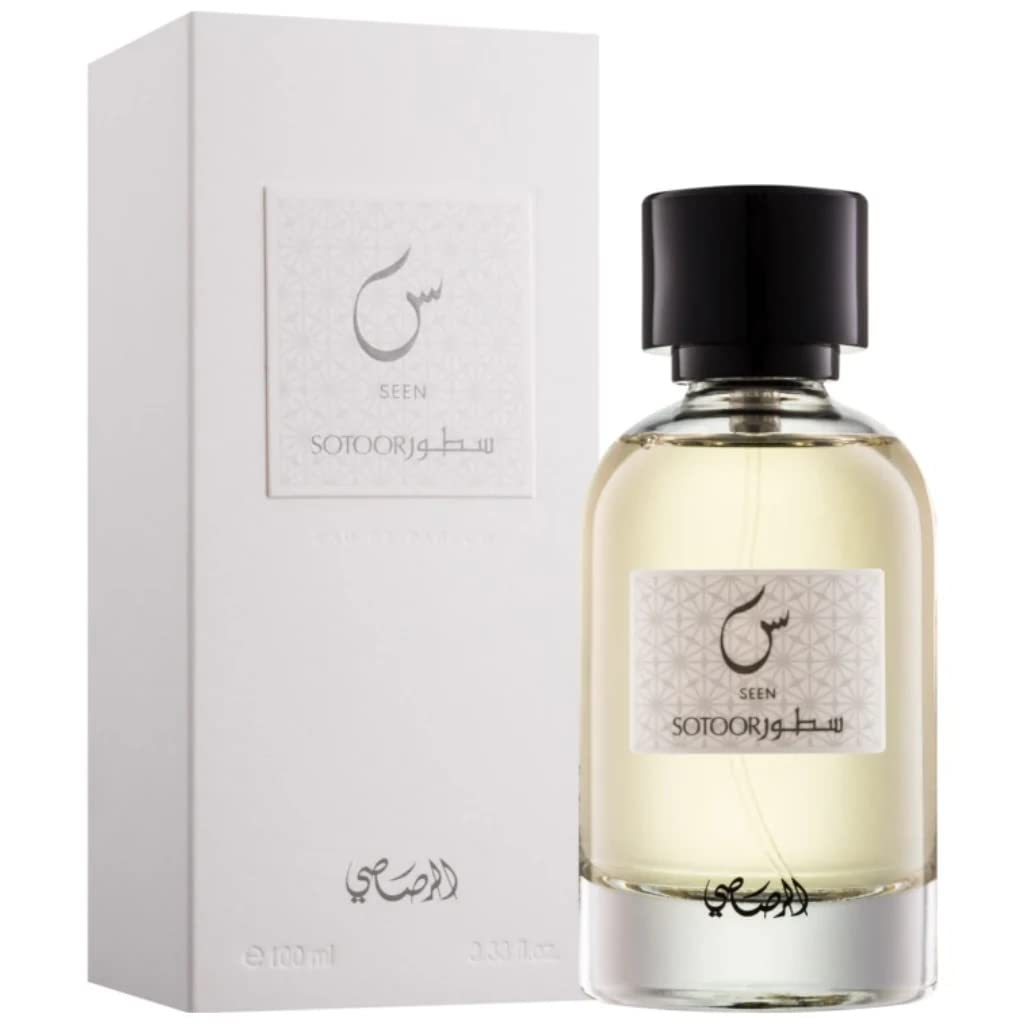 Rasasi Sotoor Seen EDP - Eau De Parfum 100 ML (3.8 oz) | Elegant Unisex Fragrance | Sweet Fruity Aroma Blended with Musk and Patchouli Perfumes Beauty & Personal Care RASASI