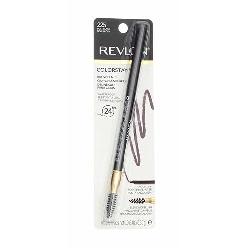 Revlon ColorStay Brow Pencil, Soft Black, 0.012 Ounce Beauty & Personal Care REVLON