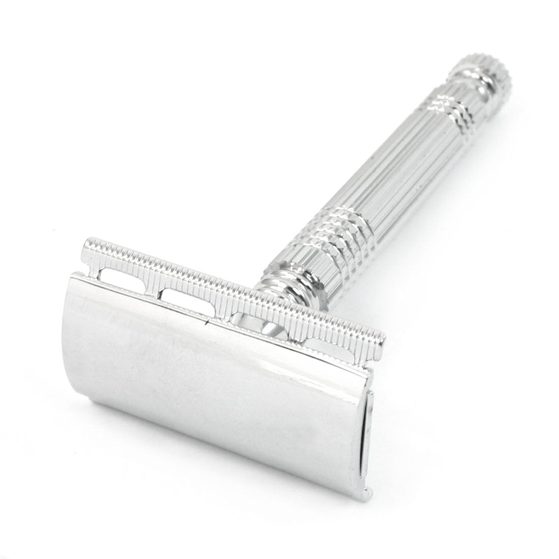 Ruilogod Silver Tone Alloy Handle Shaving Shaver Handy Razor w Blade for Man (id: c8d 6df 51b 6aa 2d3 Beauty and Personal Care Ruilogod