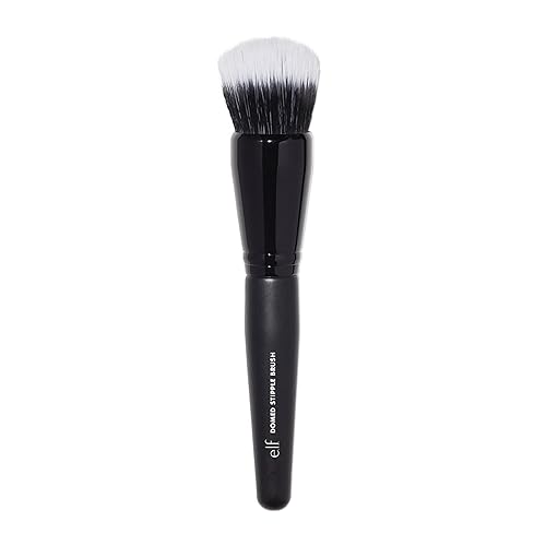 e.l.f. Domed Stipple Brush, Makeup Brush For Blending Product Into Skin, Creates A Soft Focus Effect, Made With Synthetic Bristles Beauty & Personal Care e.l.f.