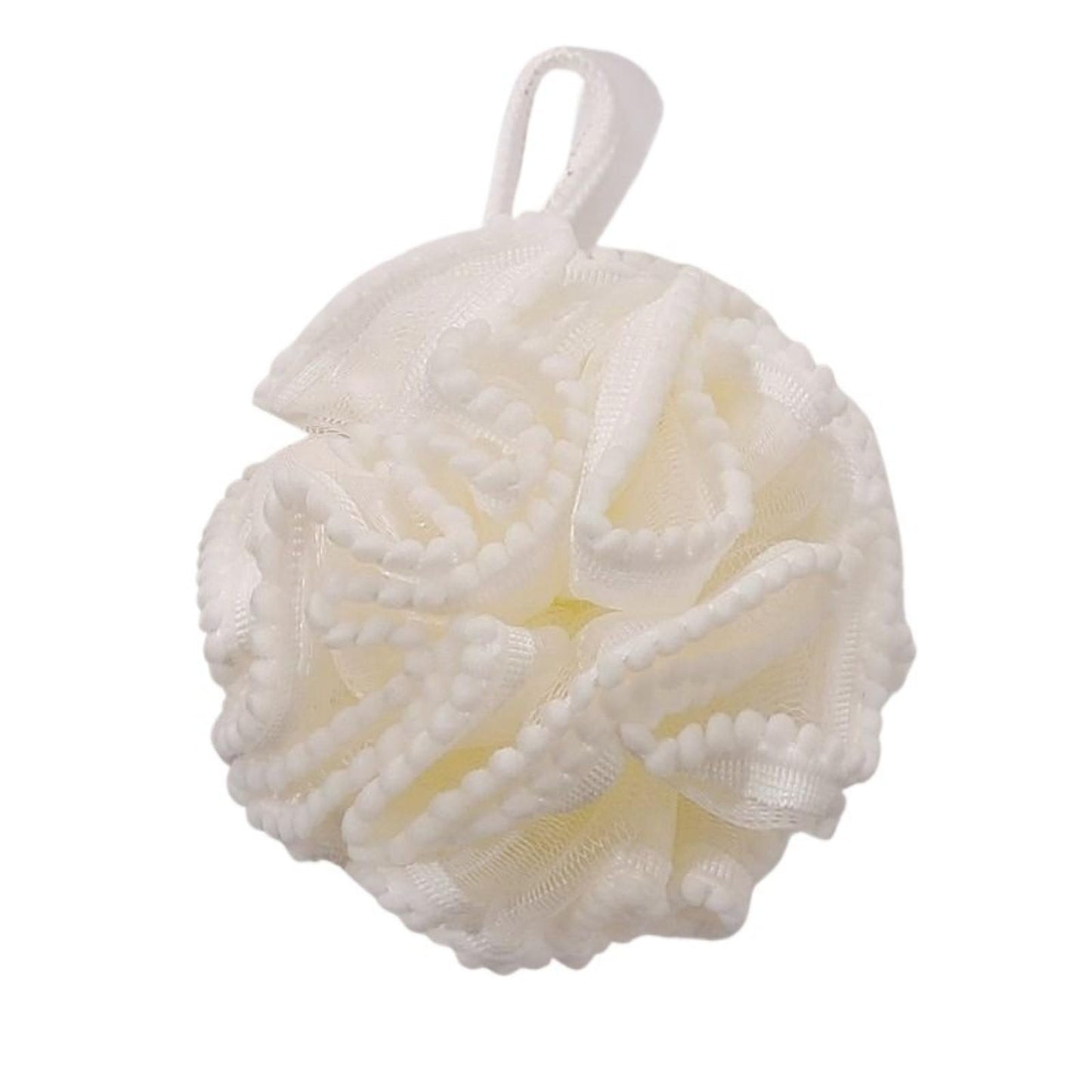 Pearl Cloud Double-Layer foaming Bath Flower Dense Foam Lovely Bath Ball Girl Heart Bath Ball Beauty and Personal Care Vorezytla