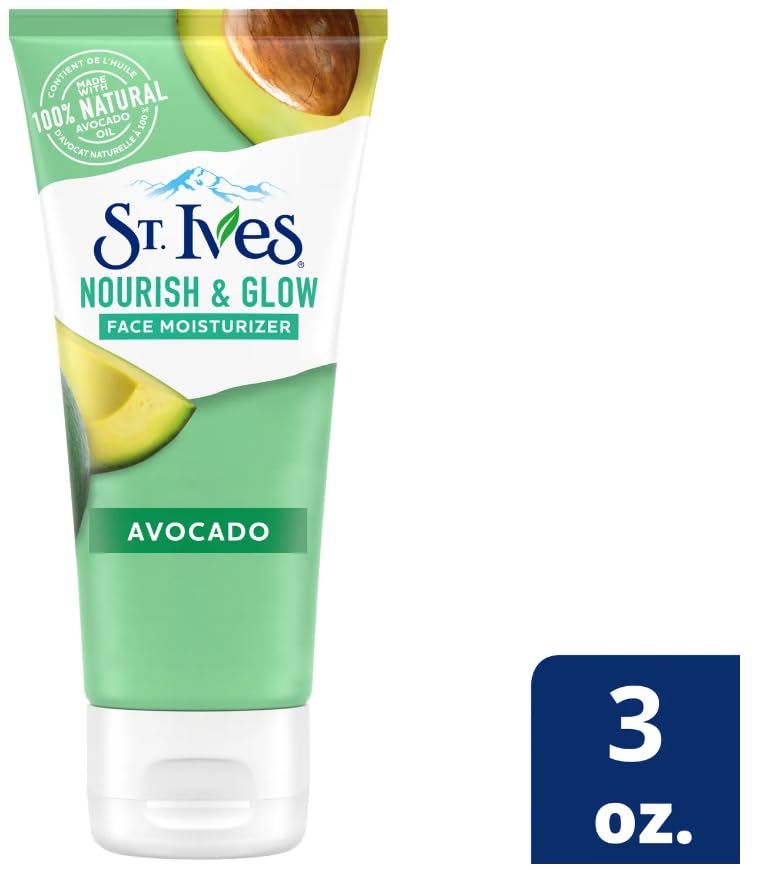 St. Ives Nourish & Glow Face Moisturizer Avocado with Vitamin B3, 3 Ounce (85g) - Pack of 2 Beauty & Personal Care St. Ives
