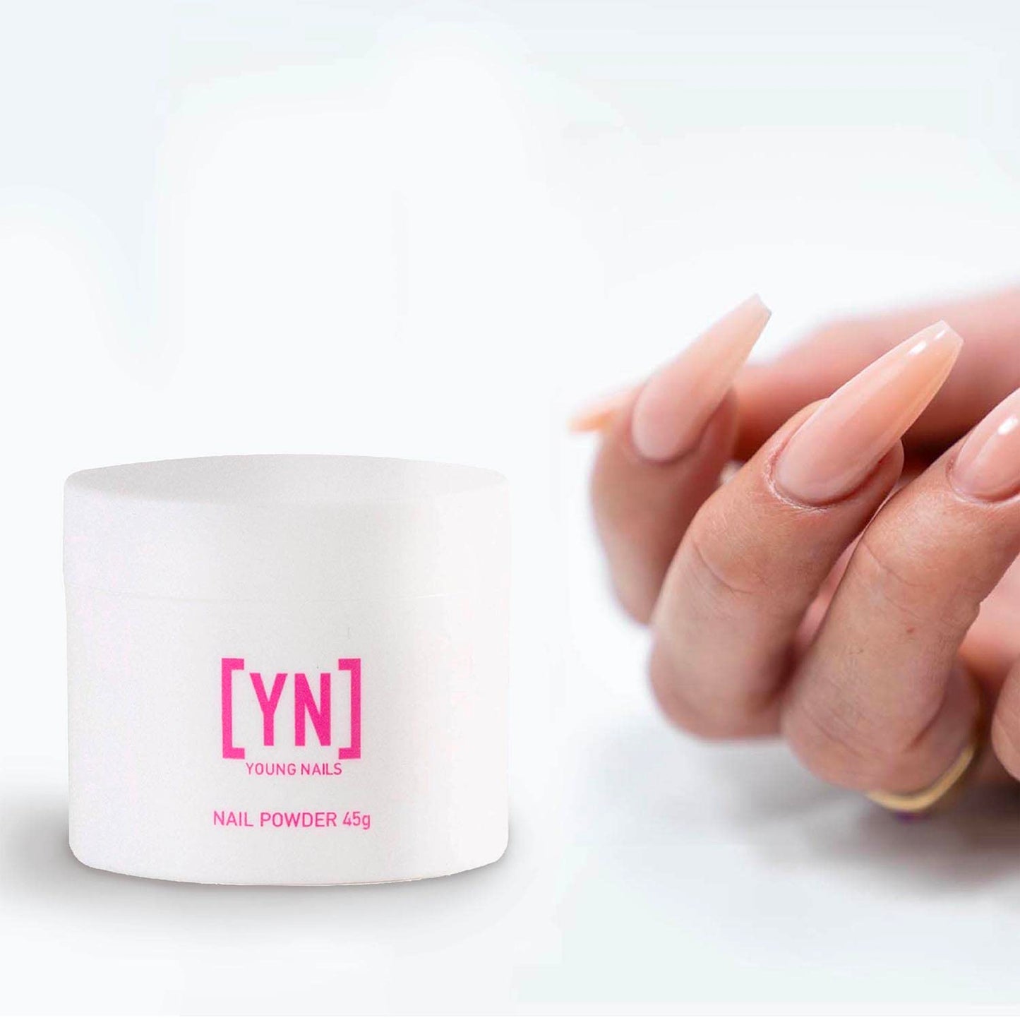 Young Nails Acrylic Core Powder - Self-Leveling Acrylic Nail Powder, Clear Nude Pink White Acrylic Powder for Nail Extenstion, Professional Grade Beauty & Personal Care Young Nails