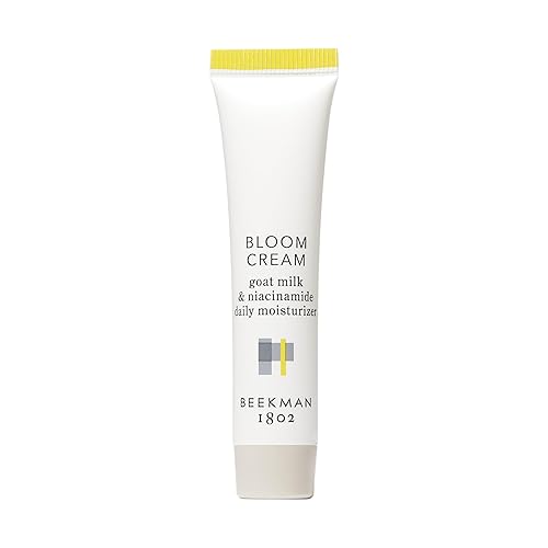 Beekman 1802 Bloom Cream Goat Milk Face Moisturizer, 15mL - Lightweight, Gentle, Deeply Hydrating & Nourishes Skin Barrier - All Skin Types - Cruelty Beauty & Personal Care Beekman 1802