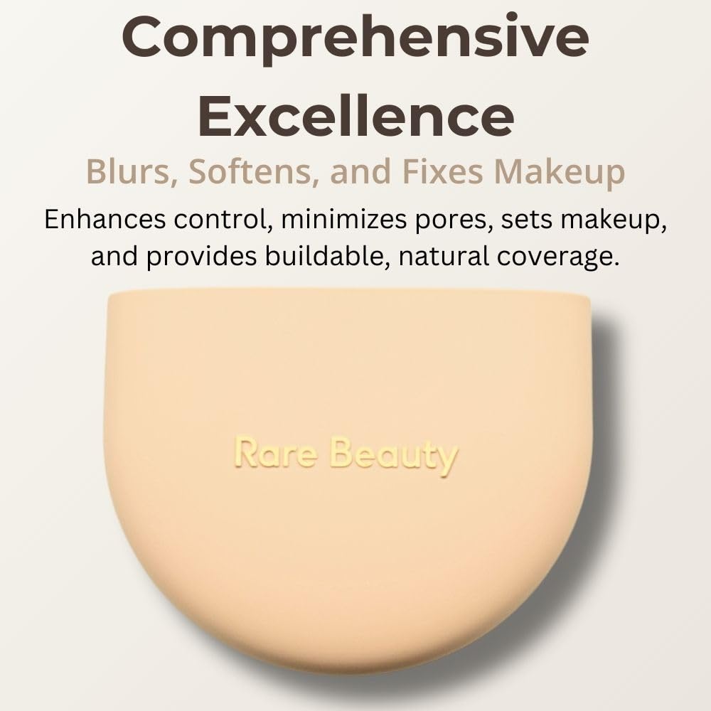Rare Beauty True to Myself Tinted Pressed Talc-Free Finishing Powder - Light Beige - Light Medium with Neutral Peach Undertone Beauty & Personal Care Rare Beauty