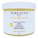 Peruvian white Braids N Lox Braid, Loc & Edge Braiding Gel EXTRA HOLD for Relaxed & Natural Hair, 2 LBS. (Lemongrass) Beauty & Personal Care Peruvian white