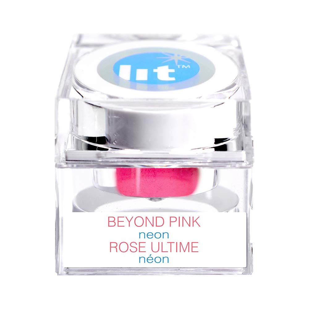 Lit Cosmetics Vegan UV Glitter Pigment, Beyond Pink, 4g Beauty & Personal Care Lit Cosmetics