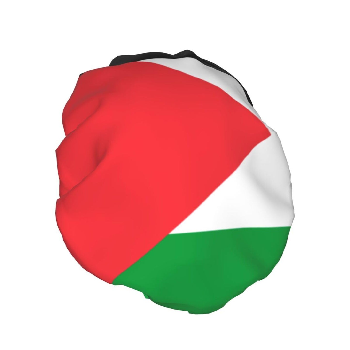 Palestine Flag Prints Shower Cap Double Layer Lined Waterproof Bathing Shower Hat Beauty and Personal Care Hayyett