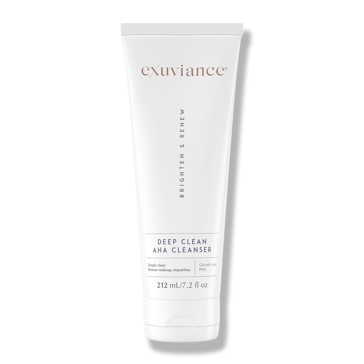 EXUVIANCE Deep Clean AHA Foaming Face Cleanser and Makeup Remover with Glycolic Acid, Soap-Free, 7.2 fl. oz. Beauty & Personal Care EXUVIANCE
