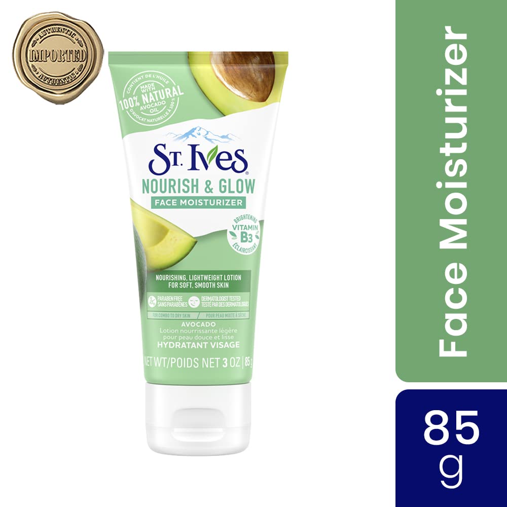 St. Ives Nourish & Glow Face Moisturizer Avocado 3 Ounce Beauty & Personal Care St. Ives