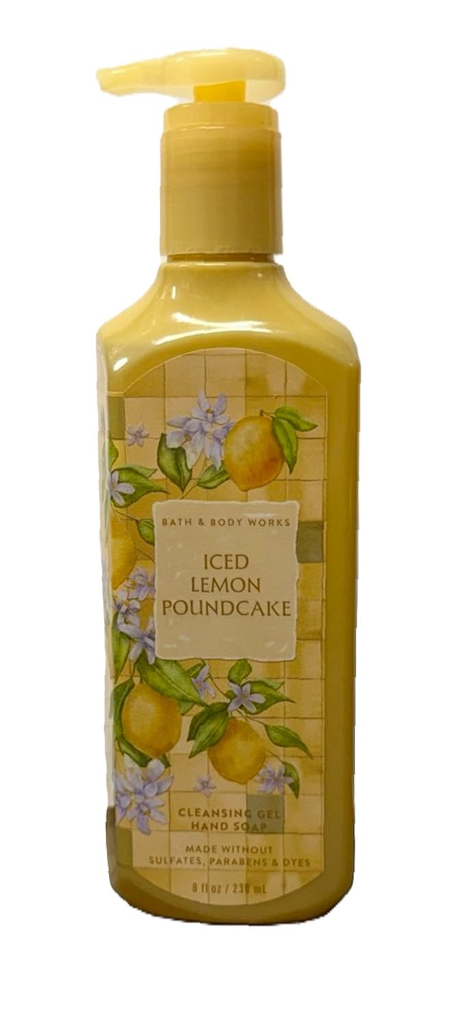 Bath & Body Works Cleansing Gel Hand Soap - 8 fl oz (Iced Lemon Poundcake) Beauty & Personal Care Bath & Body Works