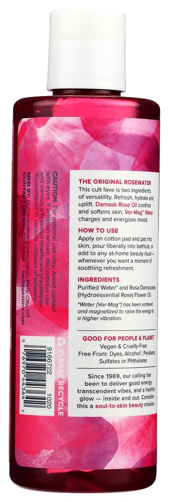 Heritage Products Rose Petals Rosewater , 8 Fl Oz Beauty & Personal Care HERITAGE STORE