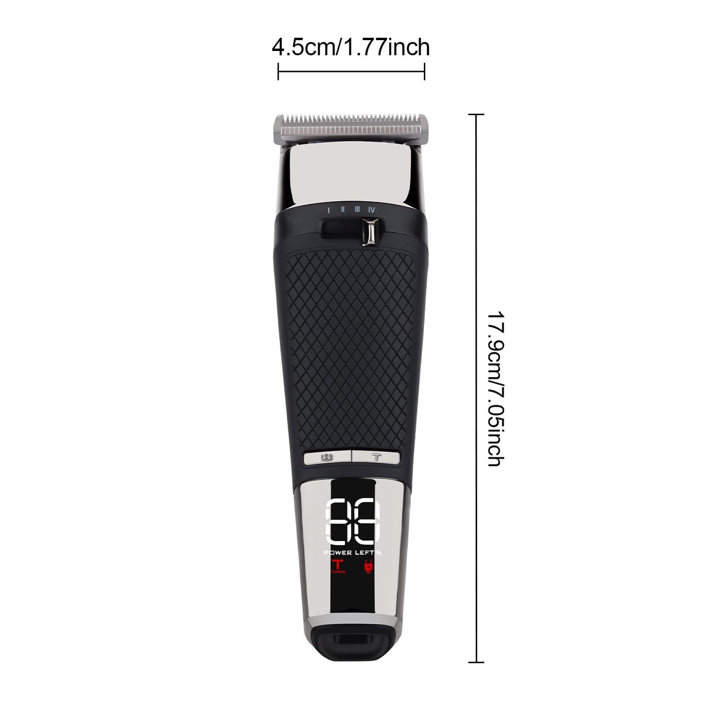 Professional Hair Clippers for Men Cordless Trimmer with LCD Display, 4 Limit Combs Barber for Cutting & Mens Grooming Beauty and Personal Care QDKVTNDJZ