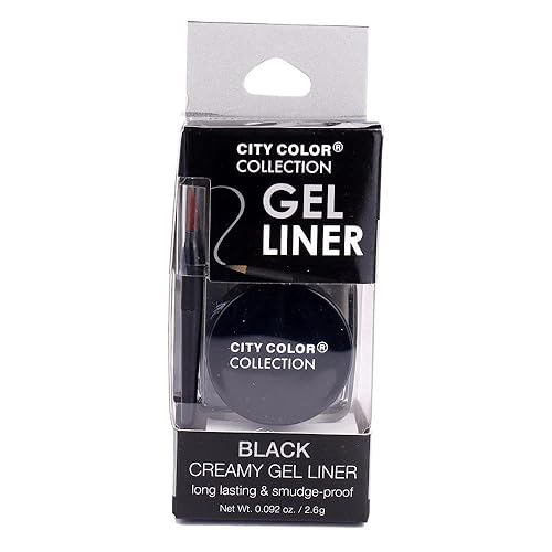 CITY COLOR Creamy Gel Liner Black Beauty & Personal Care CITY COLOR