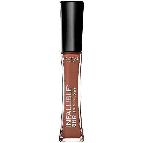 L’Oreal Paris Makeup Infallible 8 Hour Hydrating Lip Gloss, Barely Nude, 0.21 Fl Oz Beauty & Personal Care L'Oreal Paris